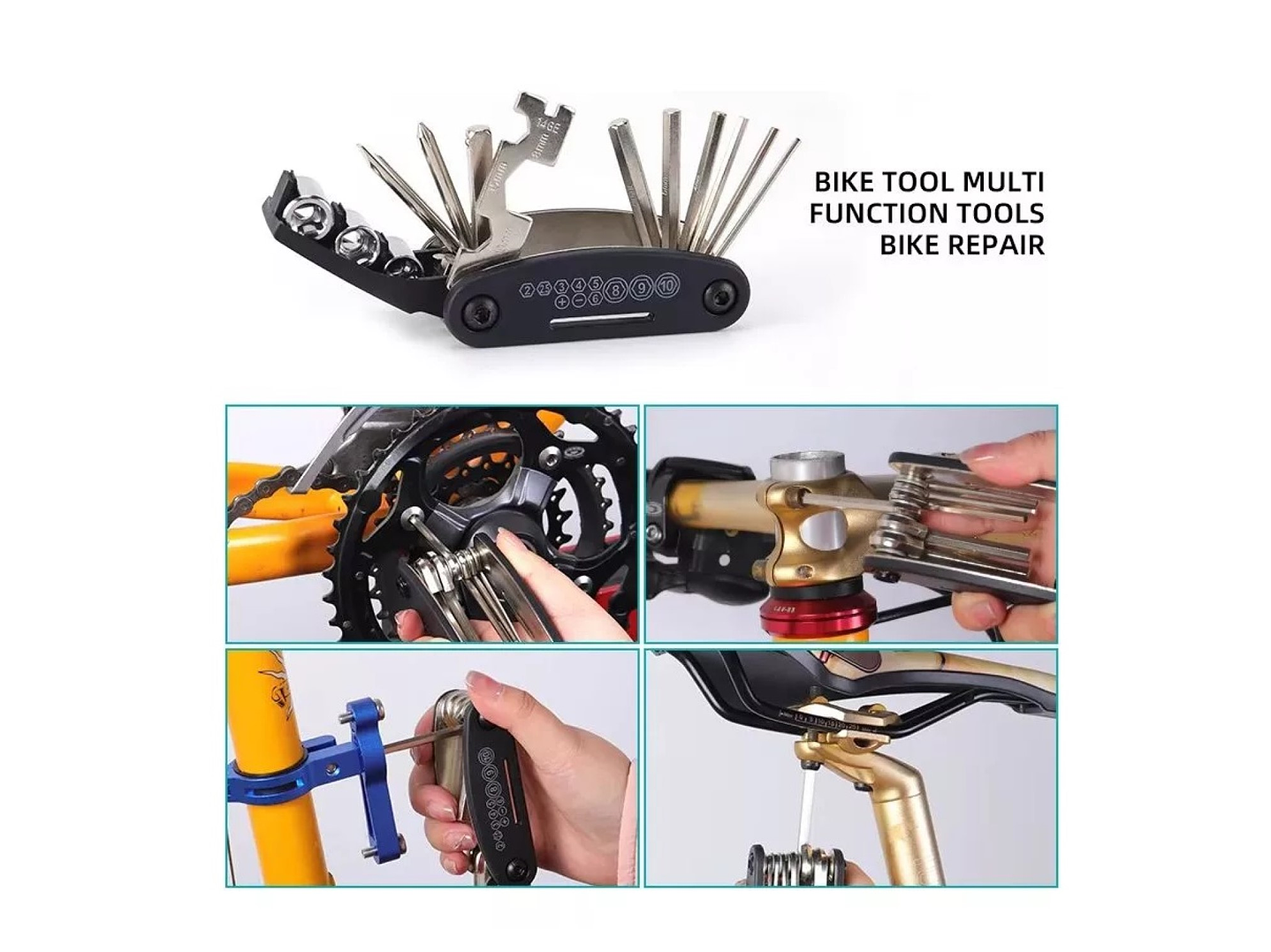 Kit Herramientas Bicicleta Allen Parche Reparación 18181 4