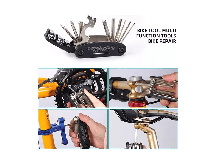 Kit Herramientas Bicicleta Allen Parche Reparación 18181 4