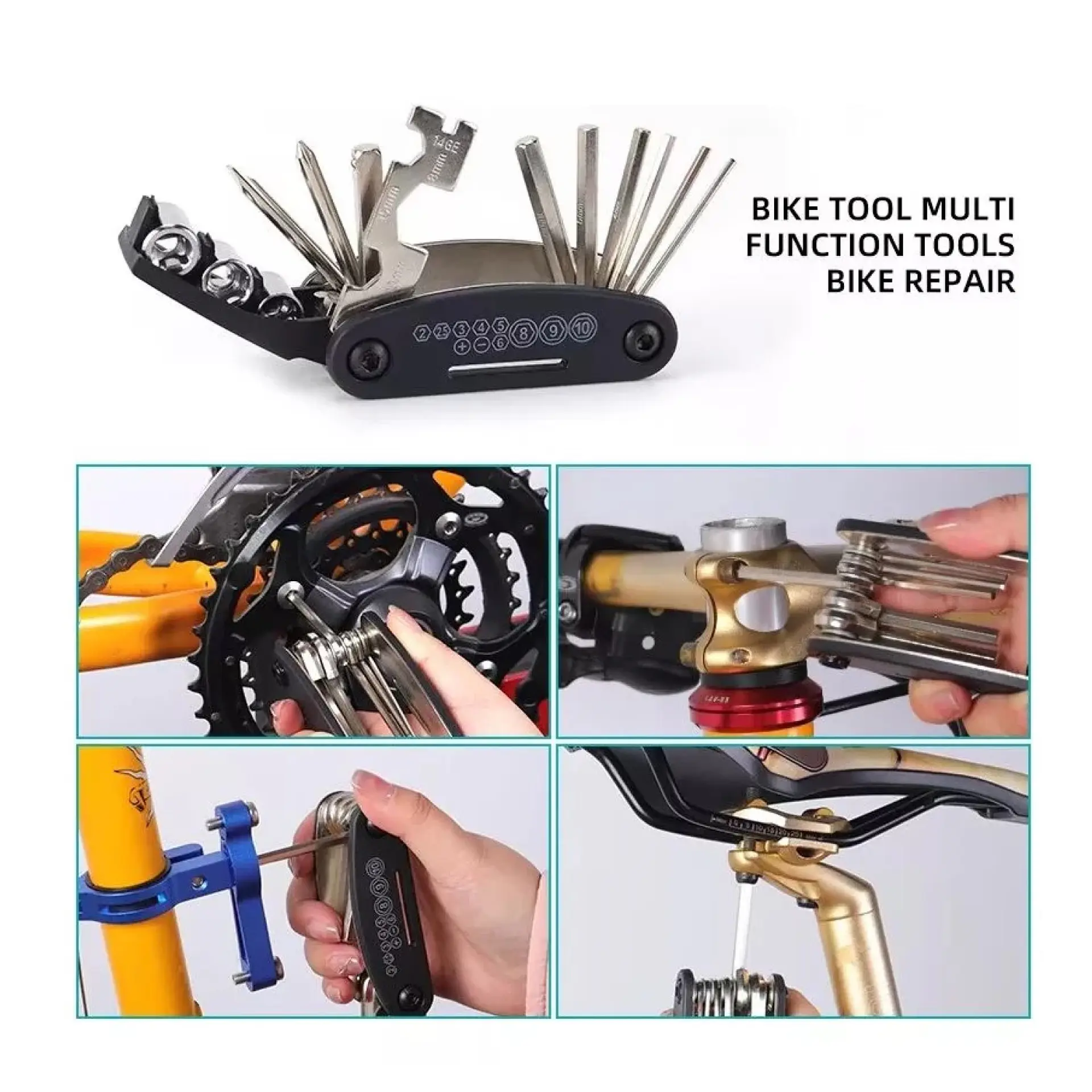 Kit Herramientas Bicicleta Allen Parche Reparación 18181 4