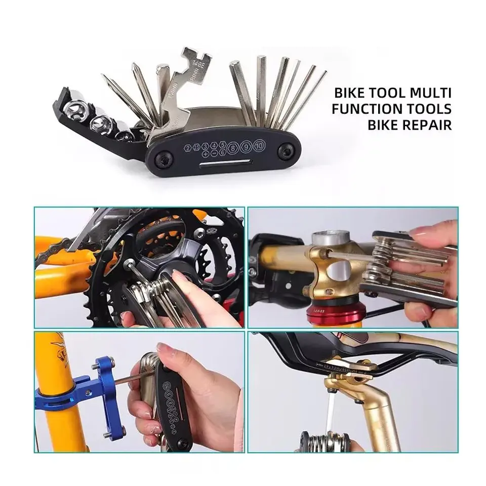Kit Herramientas Bicicleta Allen Parche Reparación 18181 4