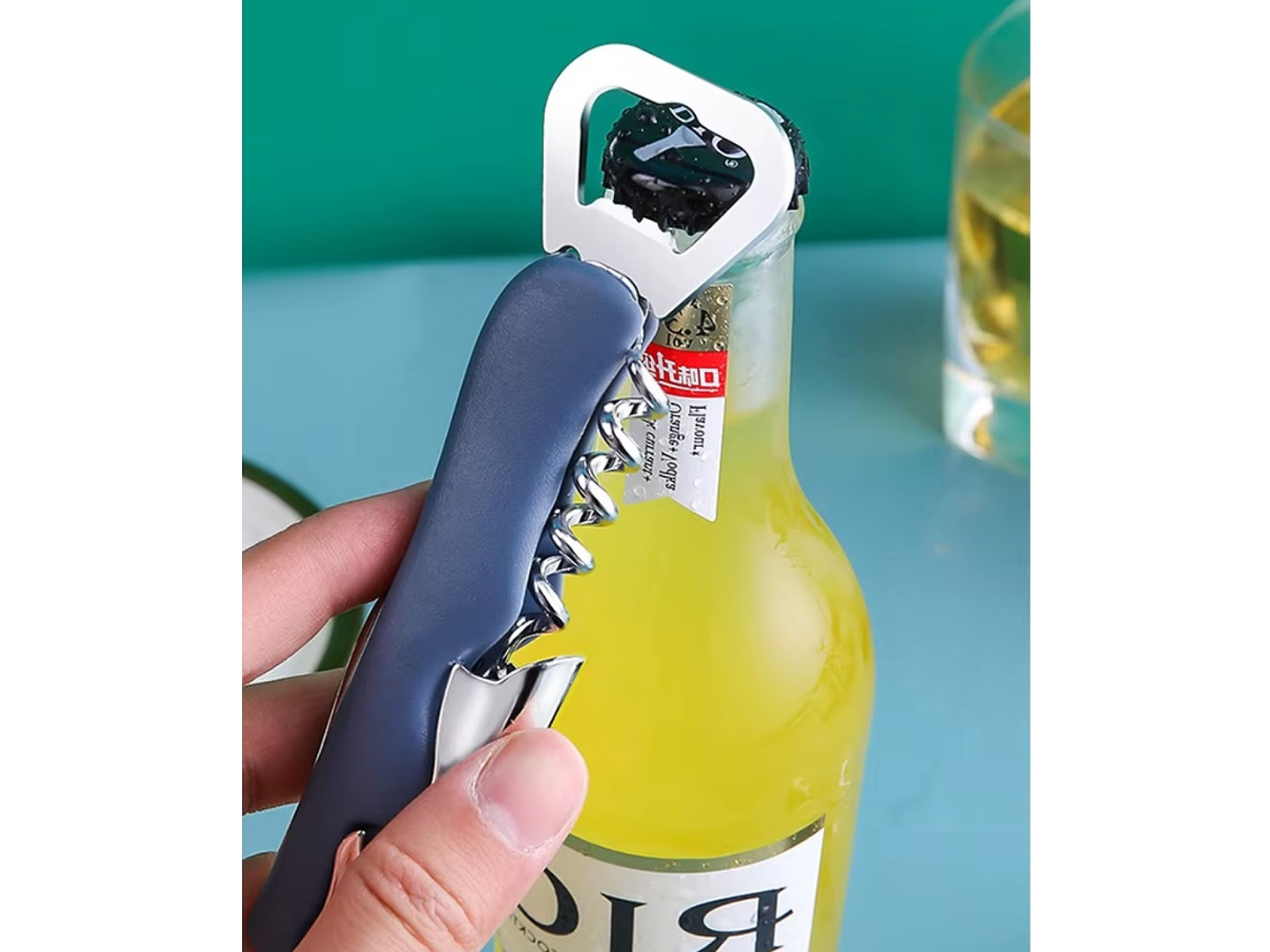 Destapador 4 en 1 Sacacorchos abrebotellas 16412 5