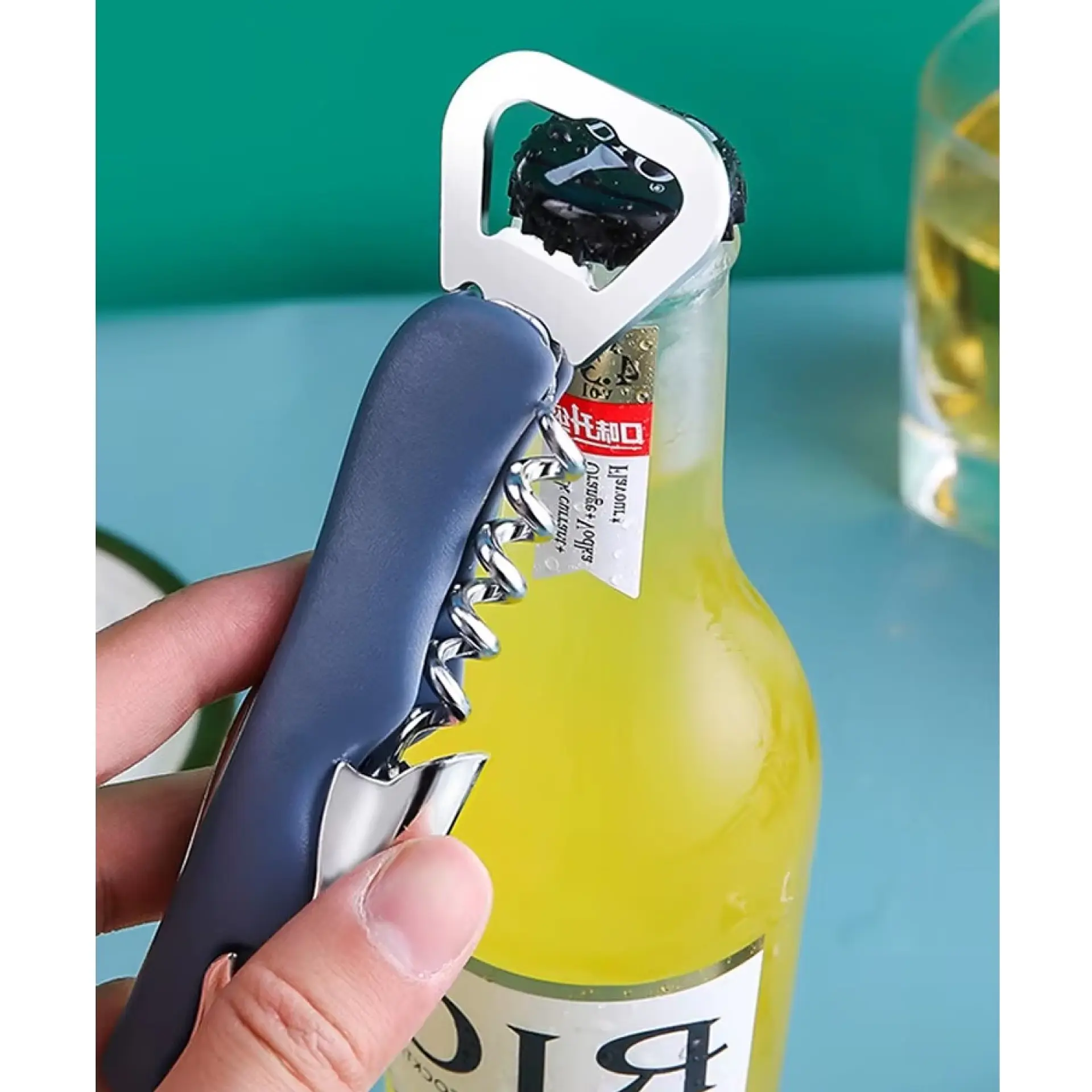 Destapador 4 en 1 Sacacorchos abrebotellas 16412 5