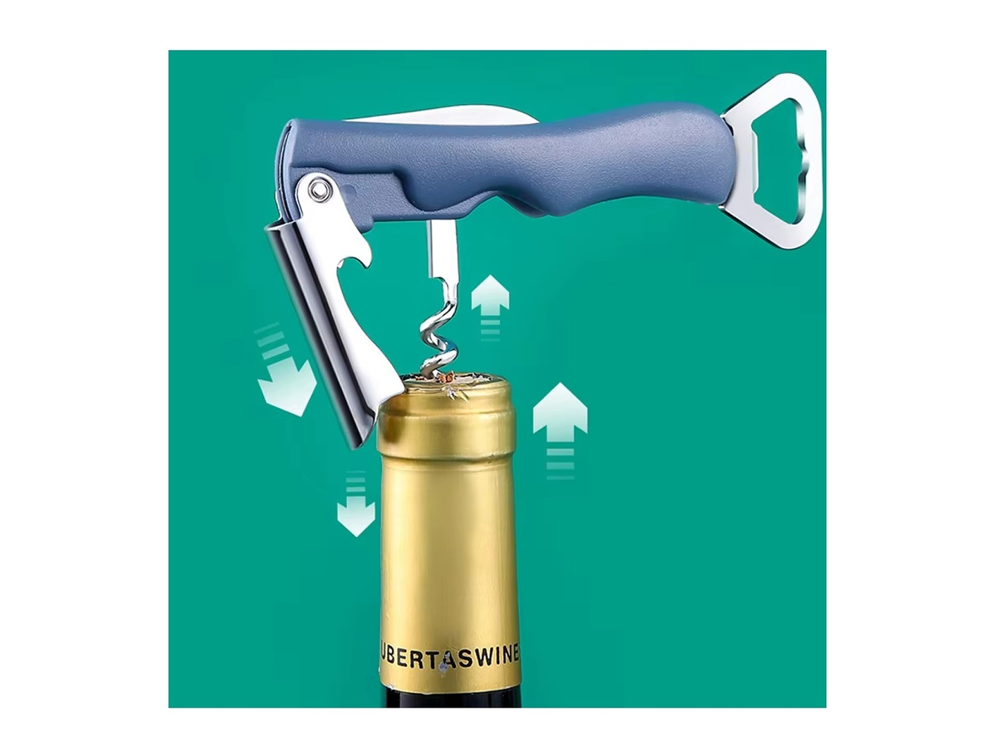 Destapador 4 en 1 Sacacorchos abrebotellas 16412 6