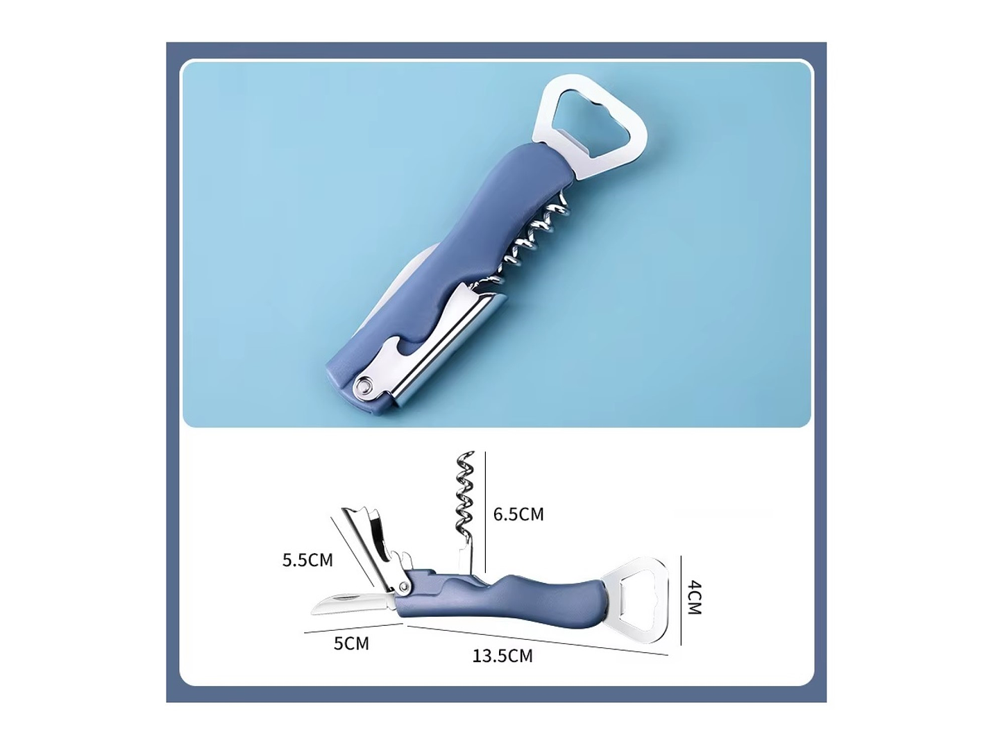Destapador 4 en 1 Sacacorchos abrebotellas 16412 7