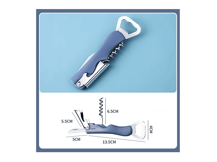 Destapador 4 en 1 Sacacorchos abrebotellas 16412 7