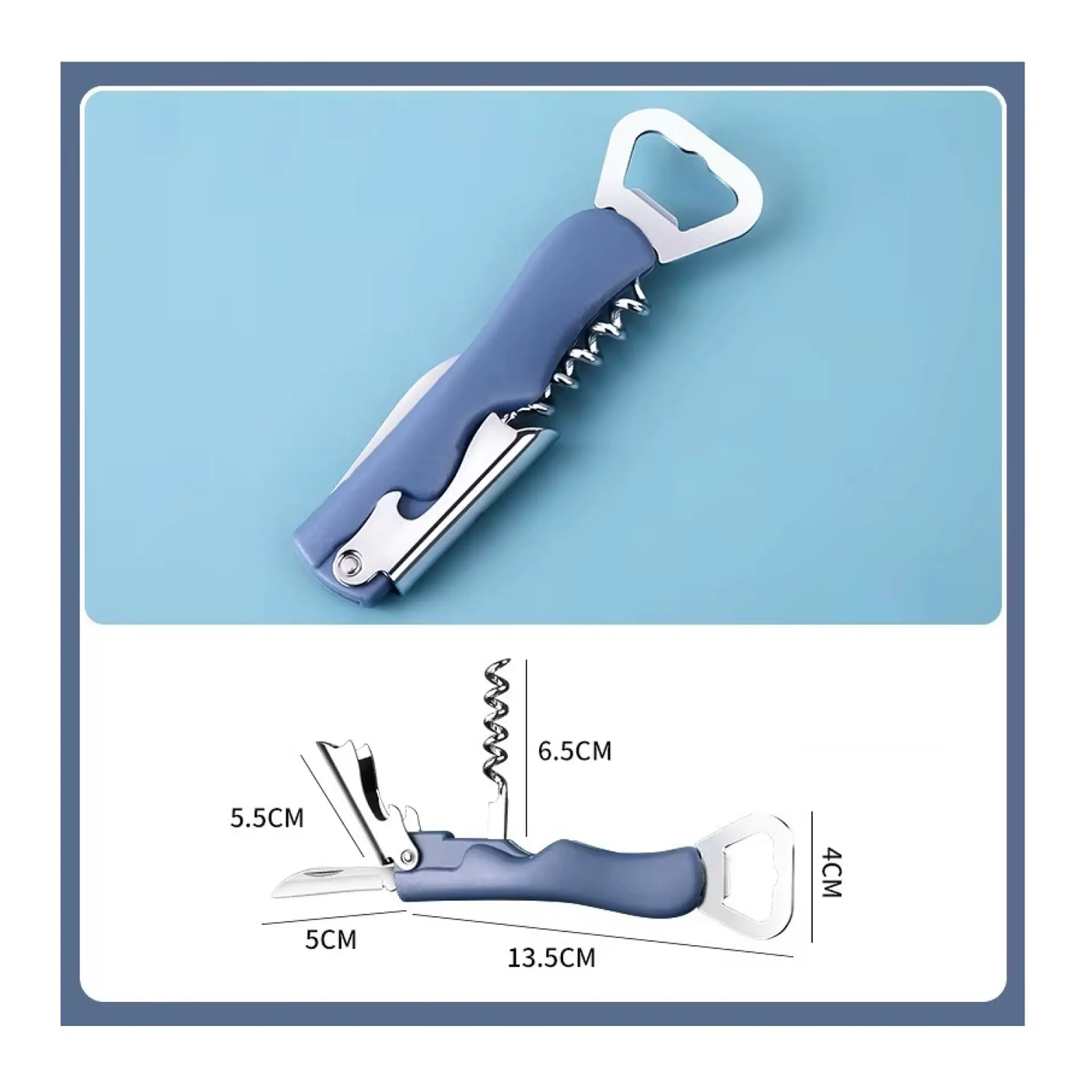 Destapador 4 en 1 Sacacorchos abrebotellas 16412 7