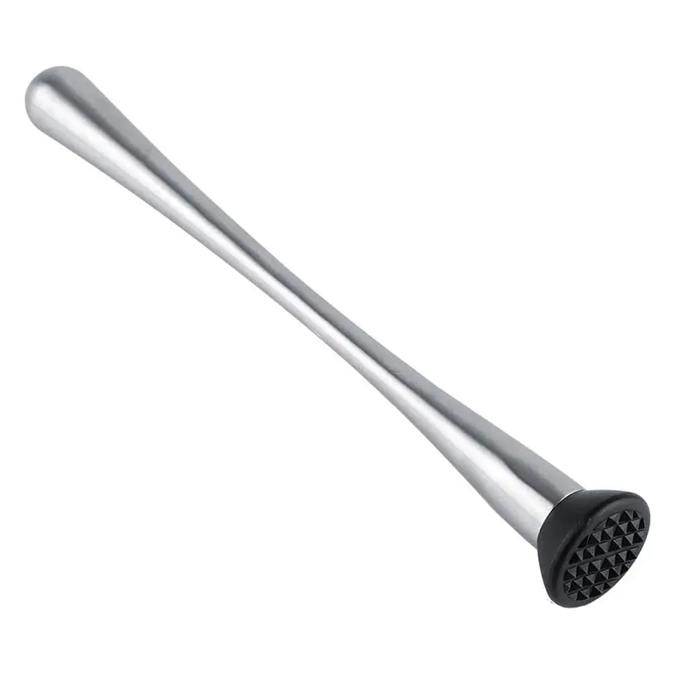 Mortero Triturador Profesional de bar Muddler coctelería 29cm 2