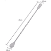 Cuchara Tenedor Bar Mezcladora de Cocteles Acero 14634