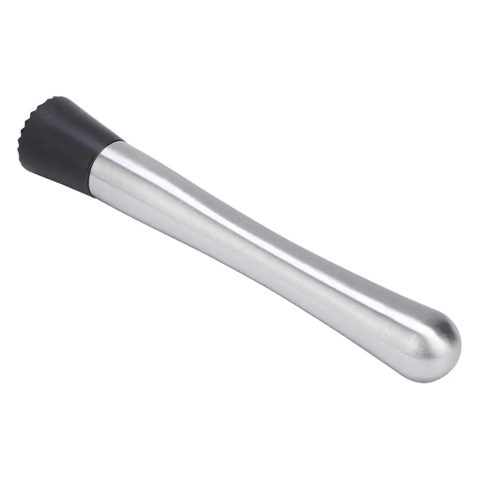Mortero Triturador Profesional de bar Muddler coctelería 20cm 2
