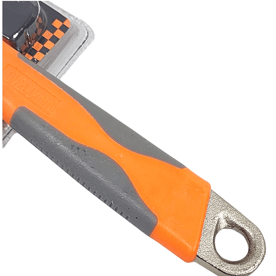 Llave Inglesa Ajustable 8″/200mm Mango Goma