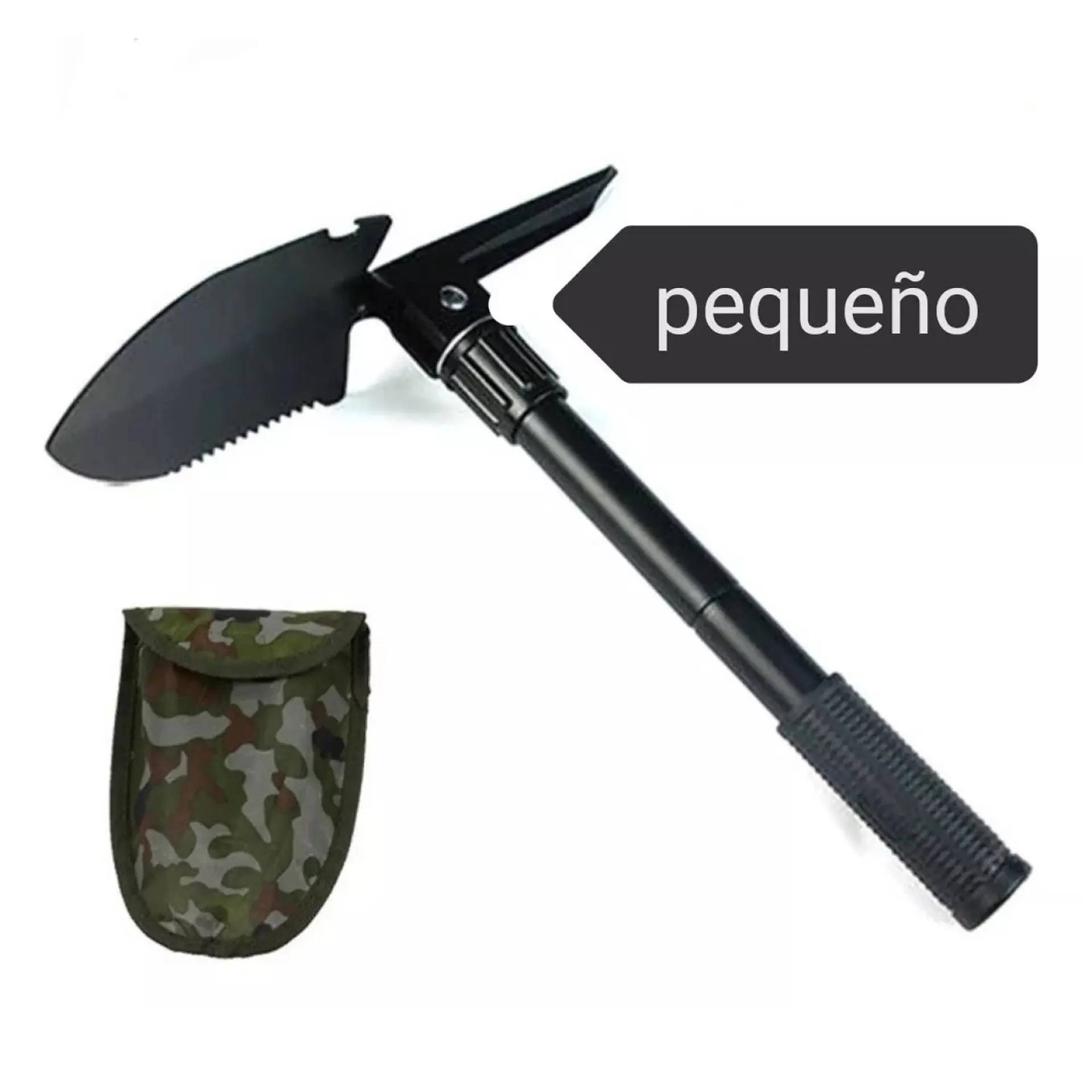 Mini Pala Plegable portátil Multiusos Negra 12455 3