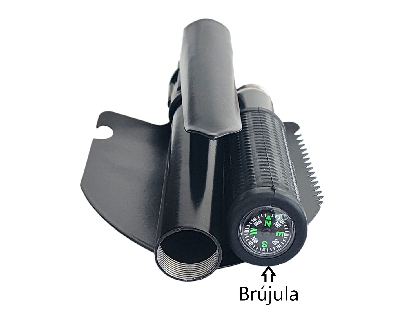 Mini Pala Plegable portátil Multiusos Negra 12455 6