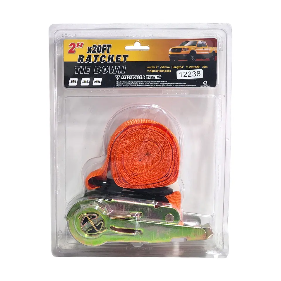 Eslinga de Amarre con trinquete 2″ x 20ft 6 Metros 12238 1