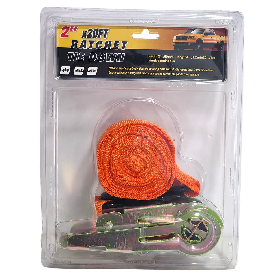 Eslinga de Amarre con trinquete 2″ x 20ft 6 Metros 12238 2