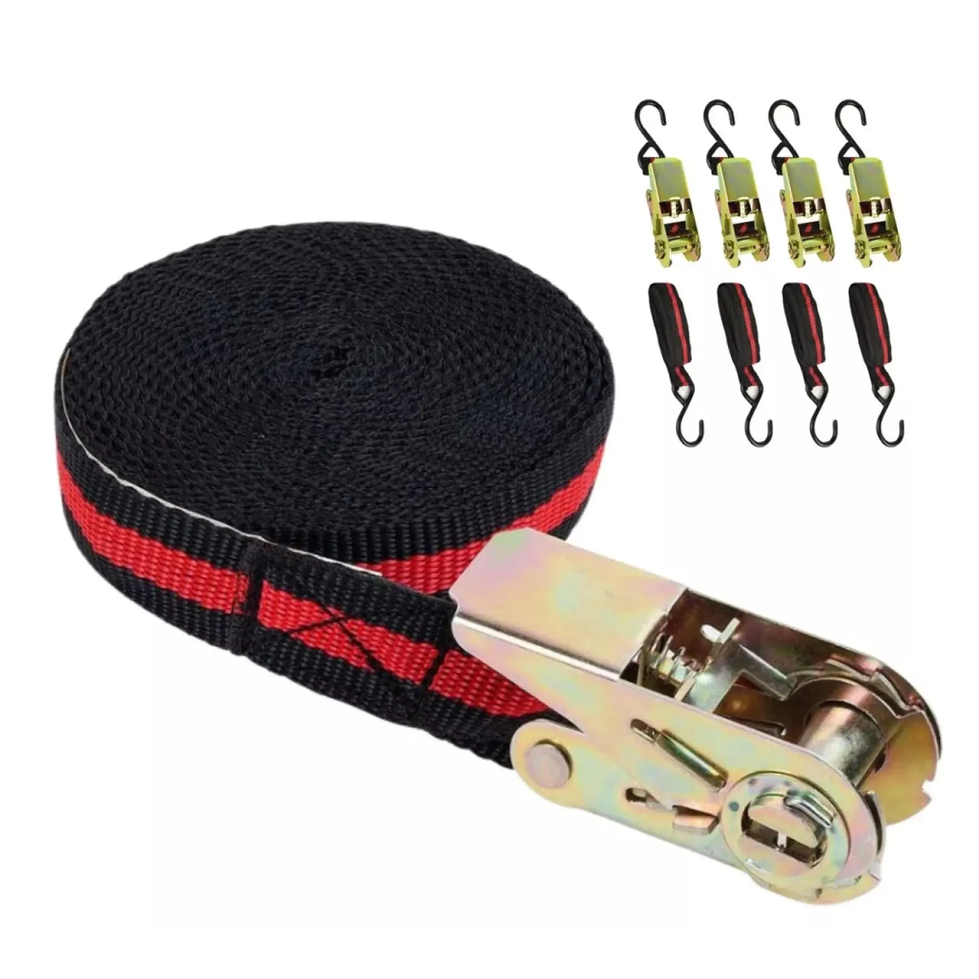 Set 4 Eslinga Correa Plana Linga 25mm 4,5mts 10961 1