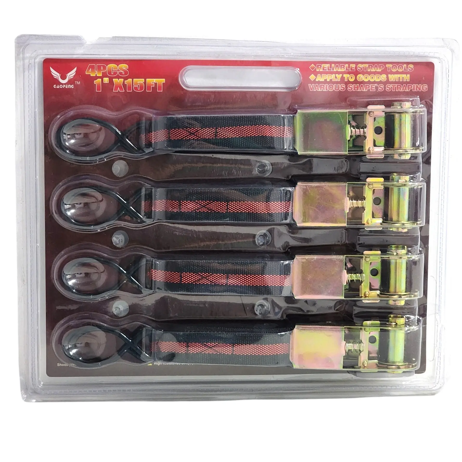 Set 4 Eslinga Correa Plana Linga 25mm 4,5mts 10961 7