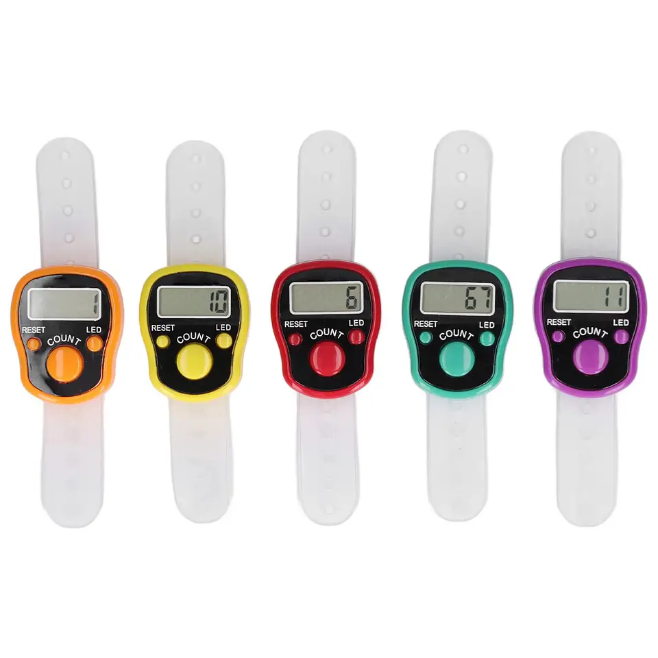 Contador Manual Digital Ajustable con Luz Tipo Anillo 10744 2