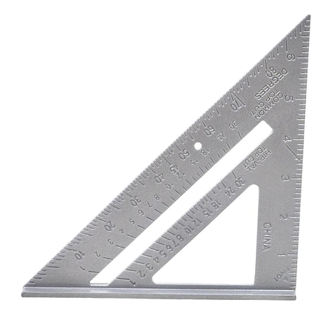 Escuadra Metálica Triangular 7" Aluminio 10563