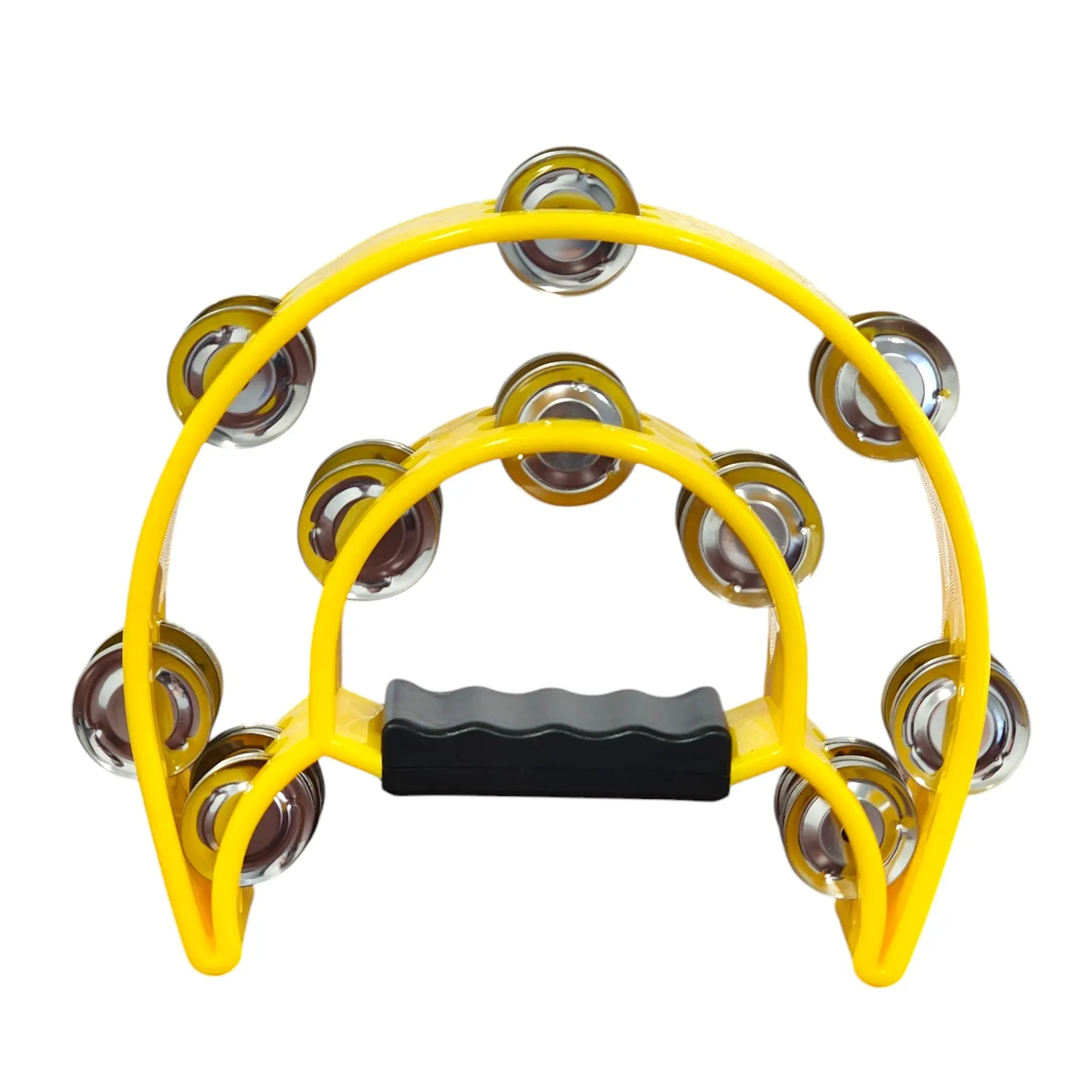 Pandero Musical Media Luna Hendrix Amarillo 20x20 cm 1