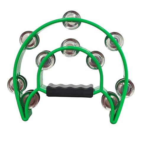 Pandero Musical Media Luna Hendrix Verde 20x20 cm