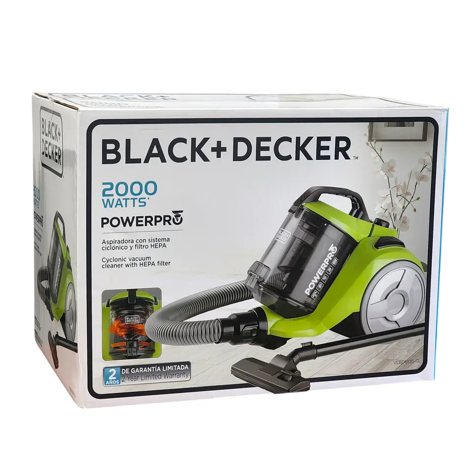 Aspiradora Powerpro 2000w VCBD8530-CL Black+Decker 10