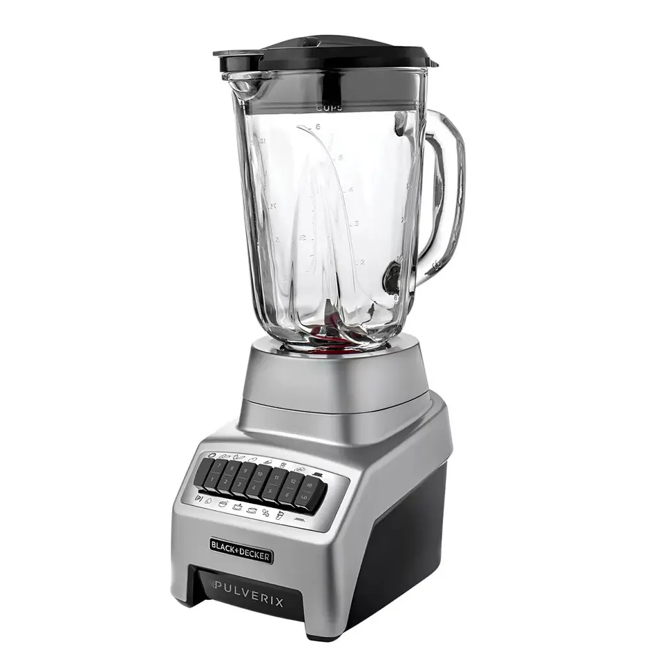 Licuadora Black+Decker 700Watt 1.5lts 6 Aspas BL1140MS-CL 2