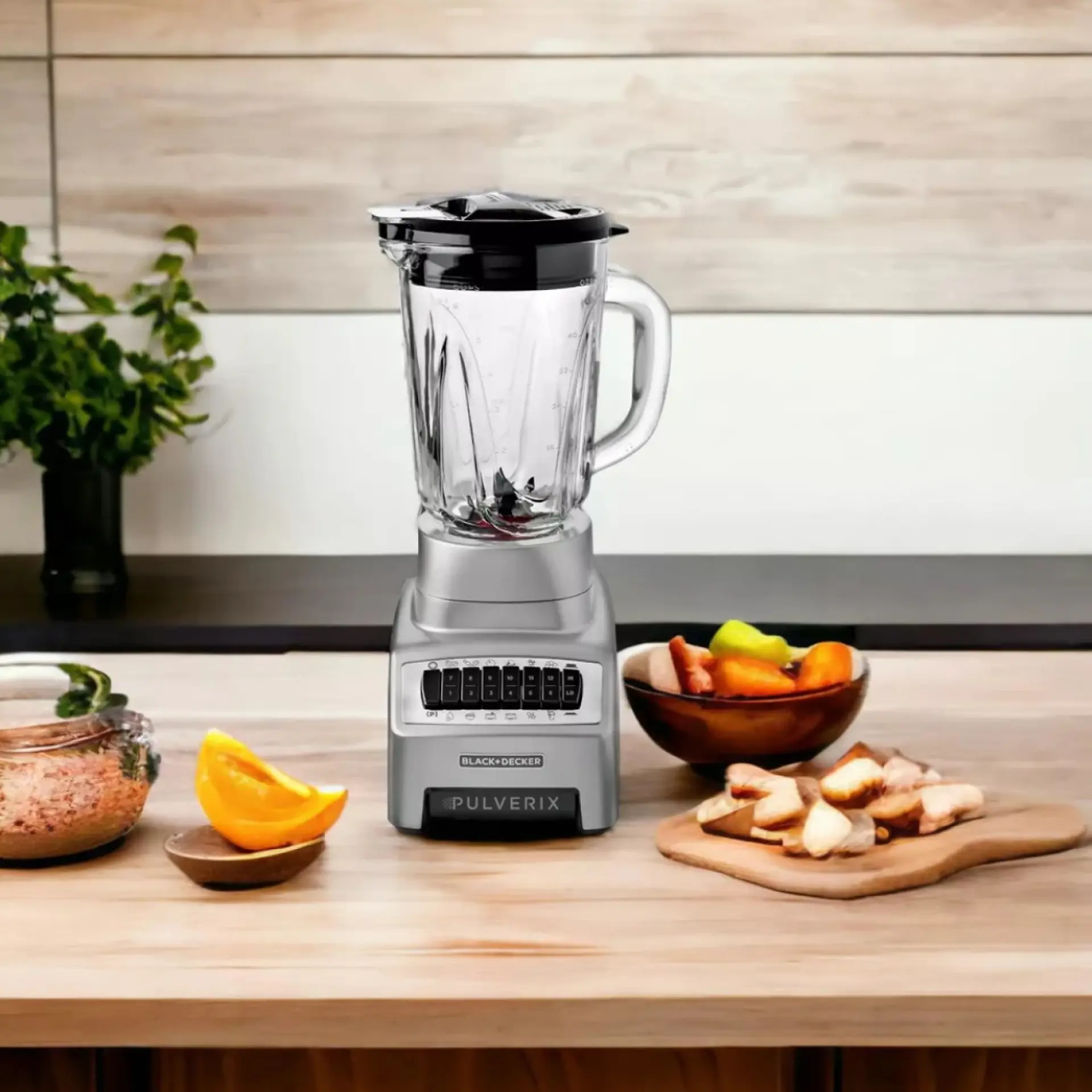 Licuadora Black+Decker 700Watt 1.5lts 6 Aspas BL1140MS-CL 5