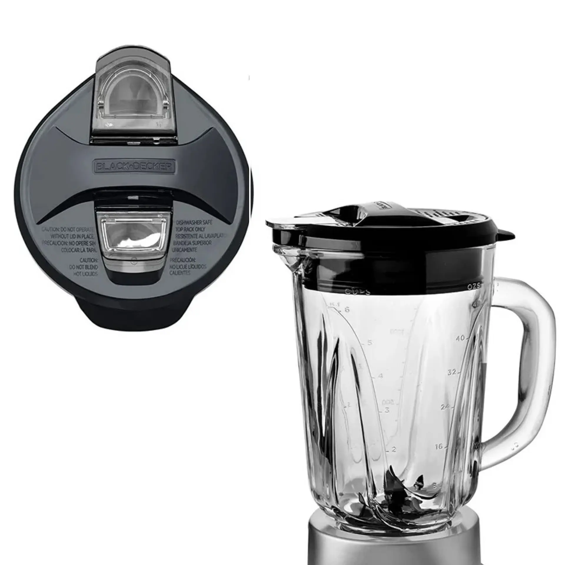 Licuadora Black+Decker 700 Watt 6 Aspas BL1840MS-CL 4