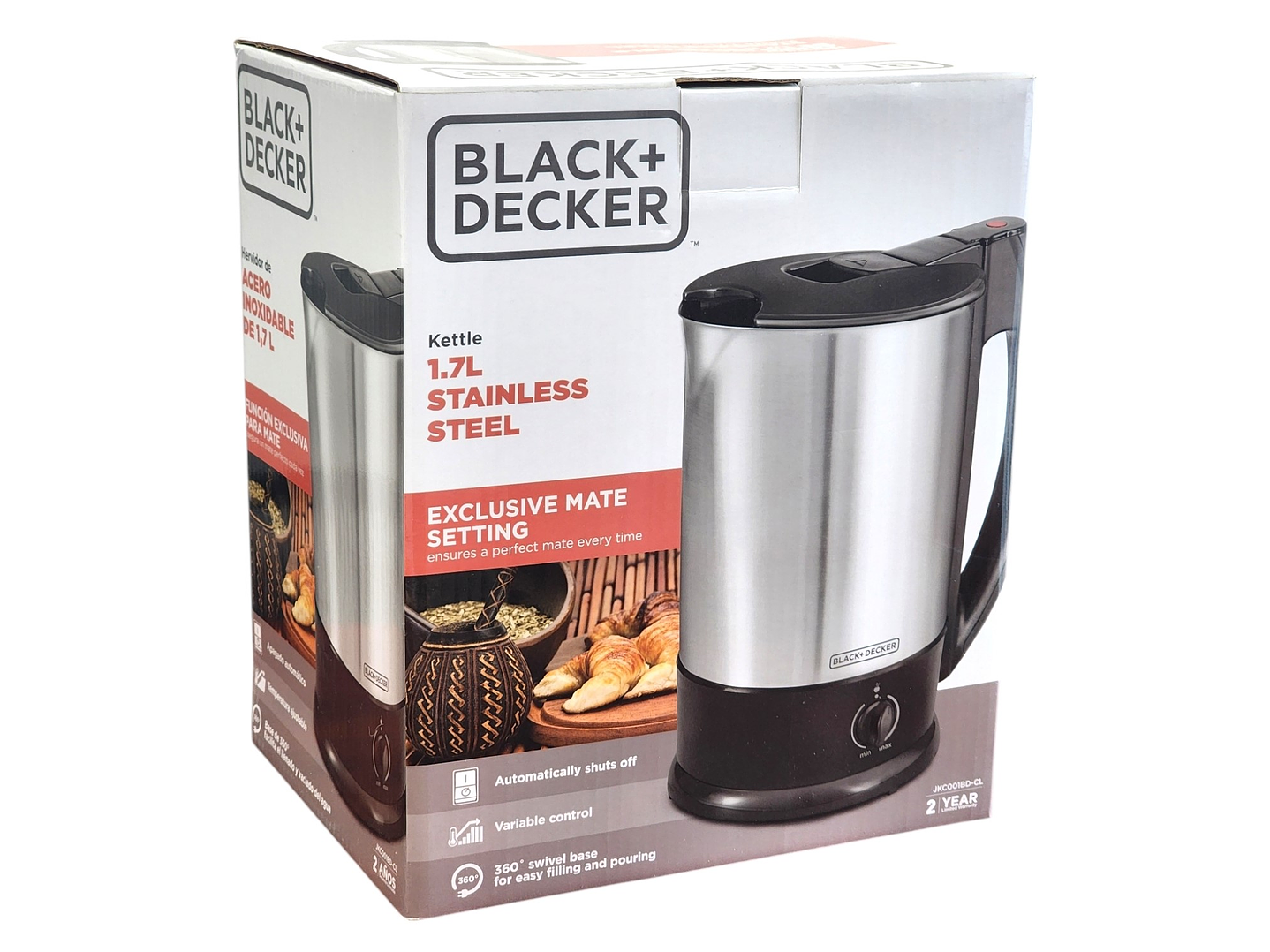 Hervidor Electrico Black+Decker 1.7lts Mate JKC001BD-CL 7