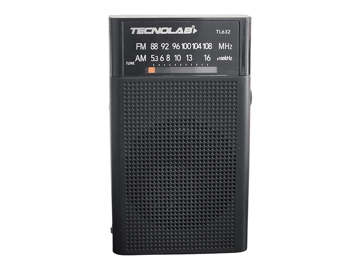 Radio Portátil de Bolsillo Banda AM/FM Tecnolab TL632  2