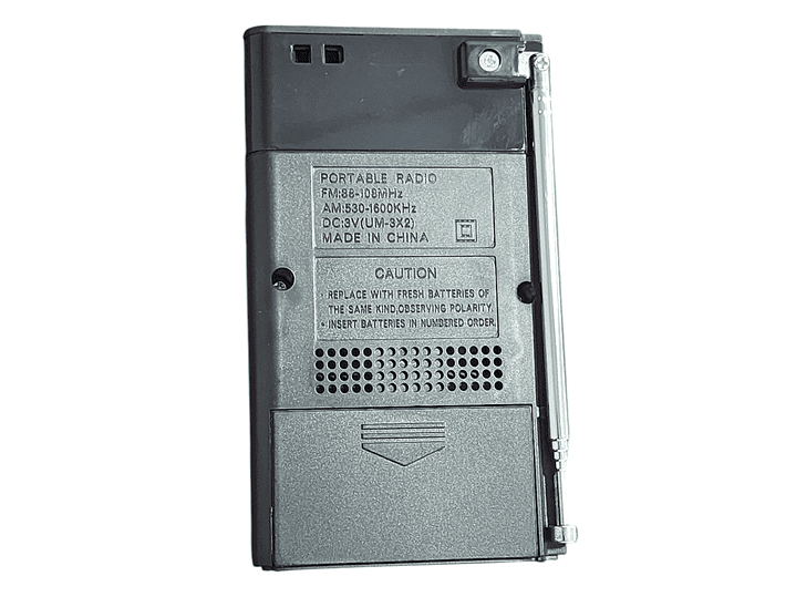 Radio Portátil de Bolsillo Banda AM/FM Tecnolab TL632  6