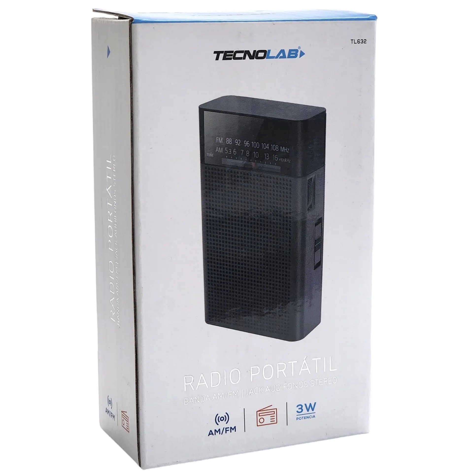 Radio Portátil de Bolsillo Banda AM/FM Tecnolab TL632  8