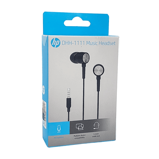 Audífonos In-ear Hp DHH-1111 con Cable