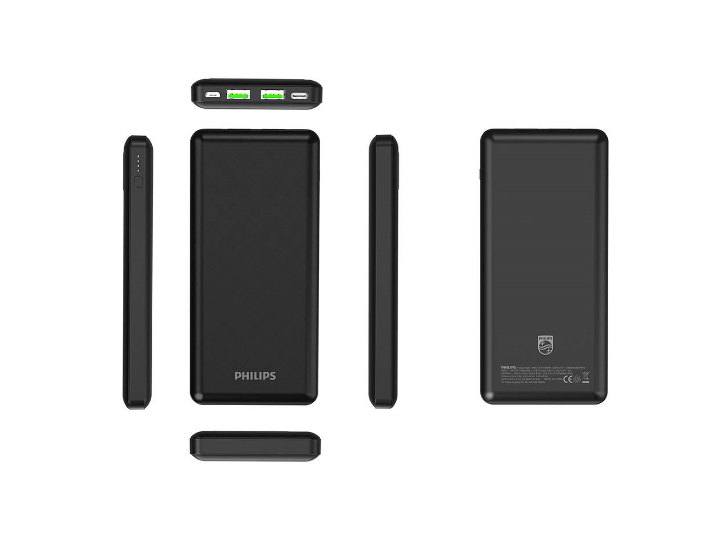 Batería Portátil Powerbank 10000 Mah Philips DLP7790HB/97 1