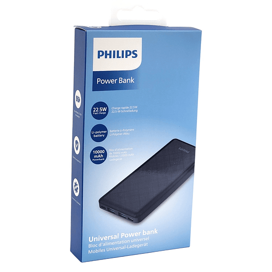 Batería Portátil Powerbank 10000 Mah Philips DLP7790HB/97