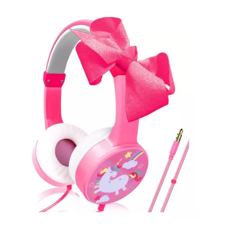 Audífono para Niña Monster con Lazo Diseño Unicornio CK02P 3