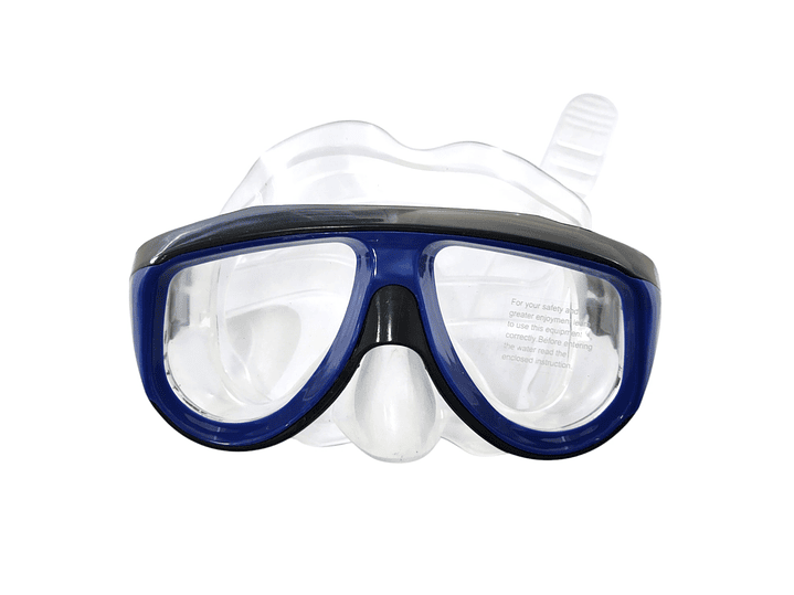 Kit de Buceo Snorkel y Mascara Antiparras DBG1013 Color Azul 2