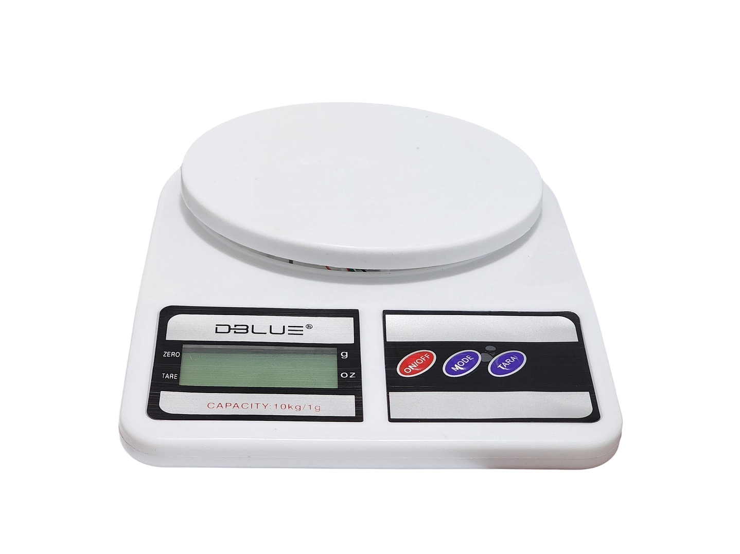 Balanza Pesa para Cocina Digital Dblue 10kg DBPDWS33W 2