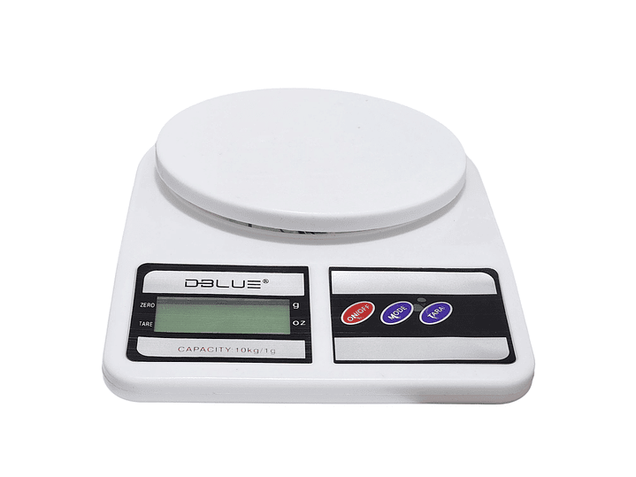 Balanza Pesa para Cocina Digital Dblue 10kg DBPDWS33W 2