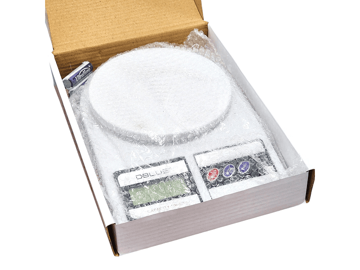 Balanza Pesa para Cocina Digital Dblue 10kg DBPDWS33W 6