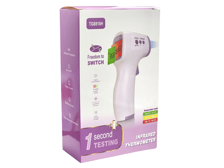 Termómetro Infrarrojo Digital sin Contacto Tg8818h 8