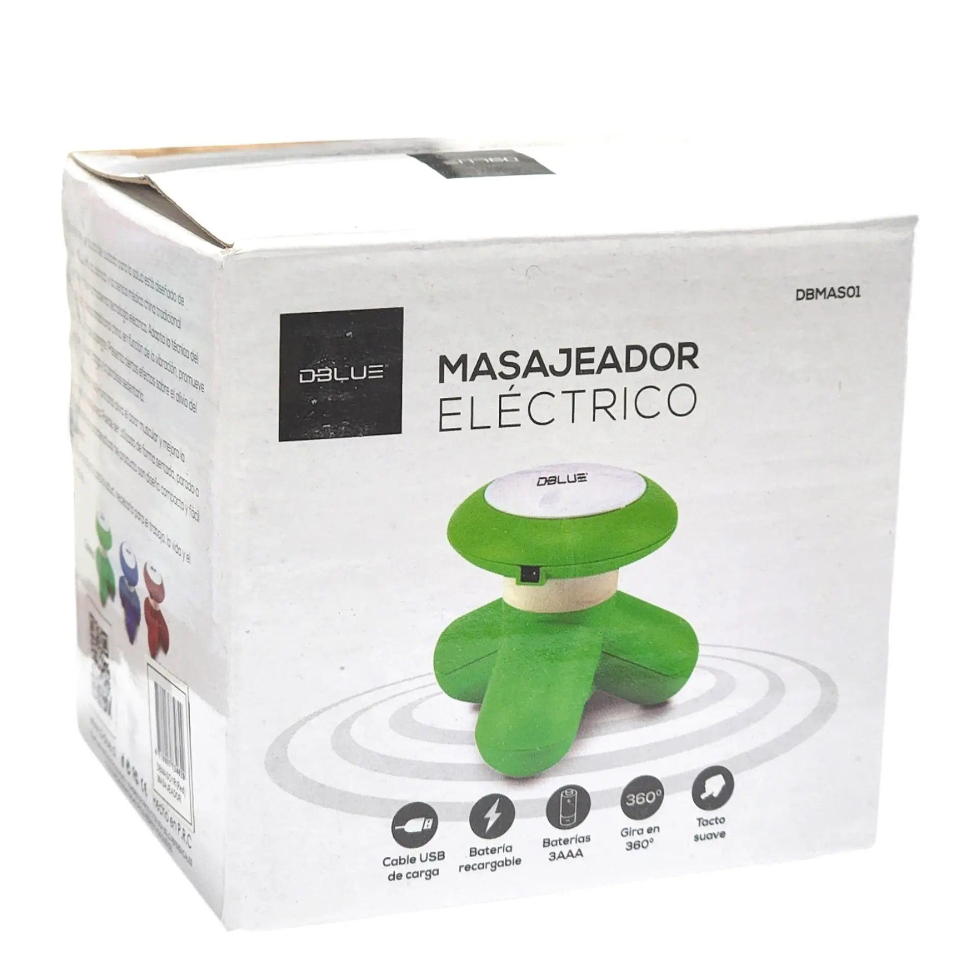 Mini Masajeador Para Cuello y Cabeza Dblue Azul DBMAS01BL 6