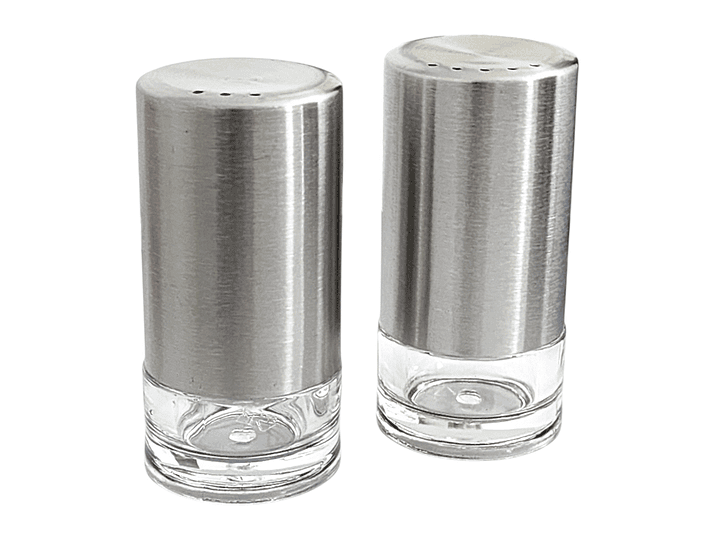 Set de Salero y Pimentero Acrílico y Acero 14189 1