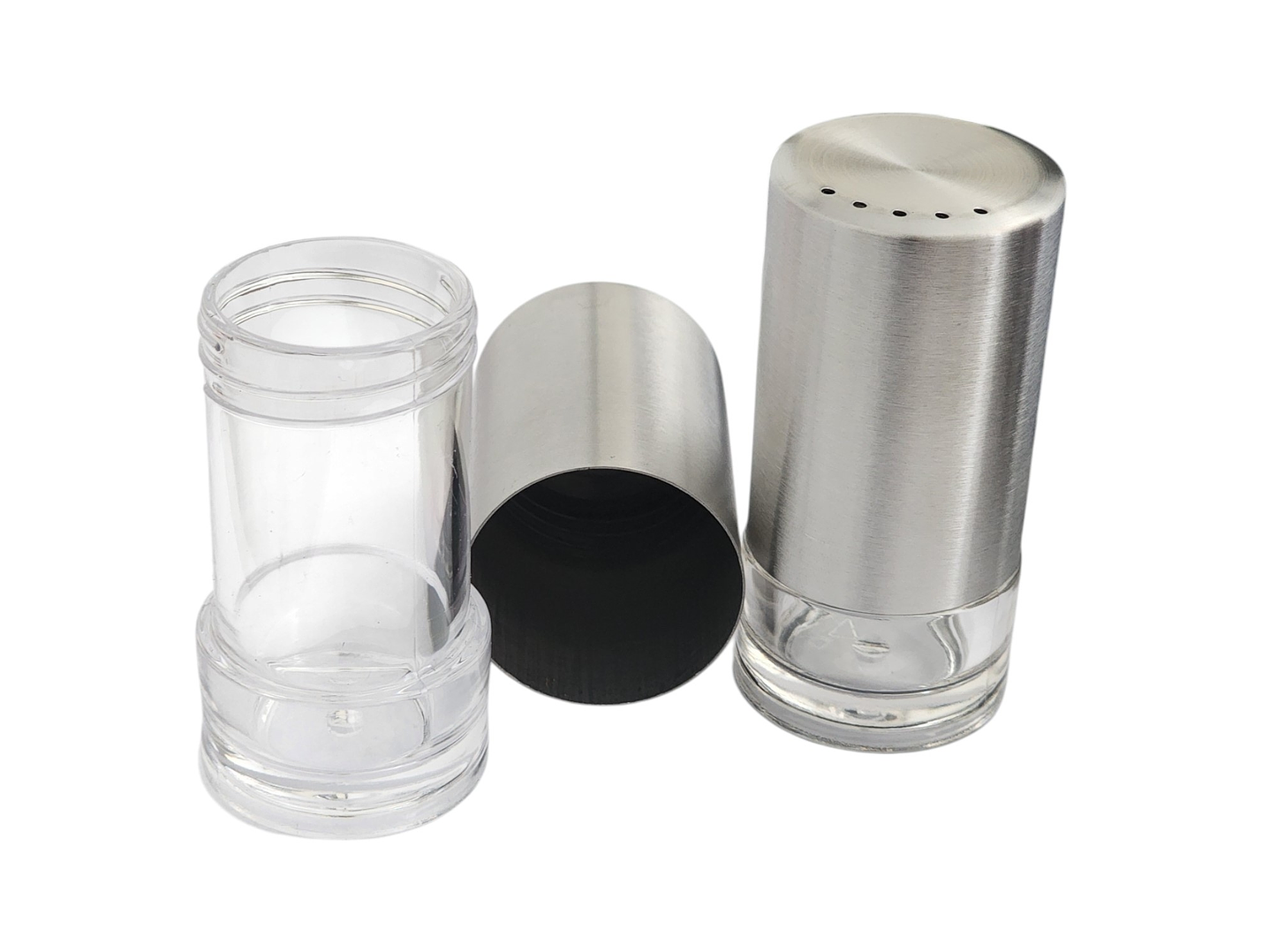 Set de Salero y Pimentero Acrílico y Acero 14189 4