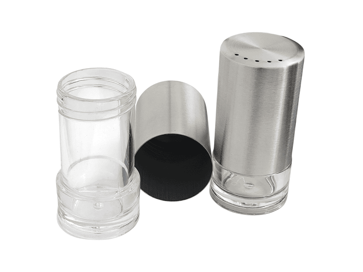 Set de Salero y Pimentero Acrílico y Acero 14189 4