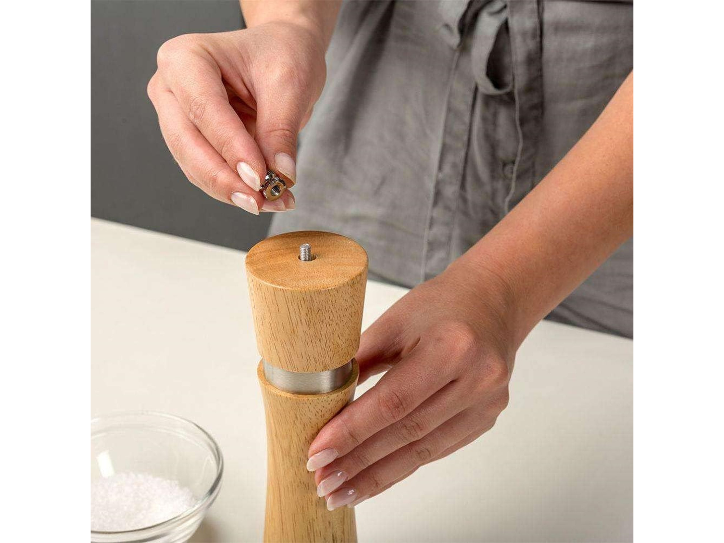 Molinillo de madera y Cerámica para Especias 14198 5