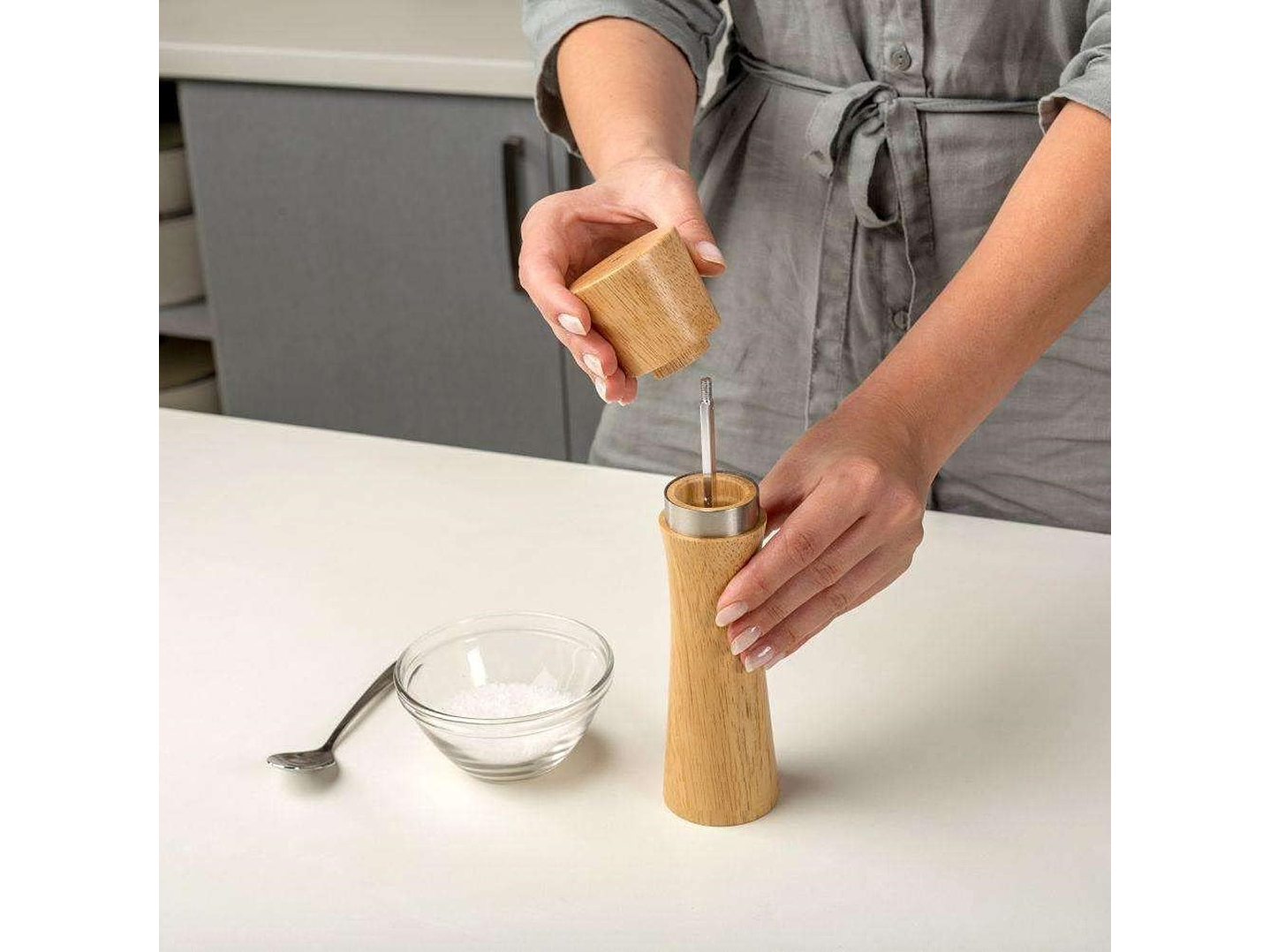 Molinillo de madera y Cerámica para Especias 14198 6