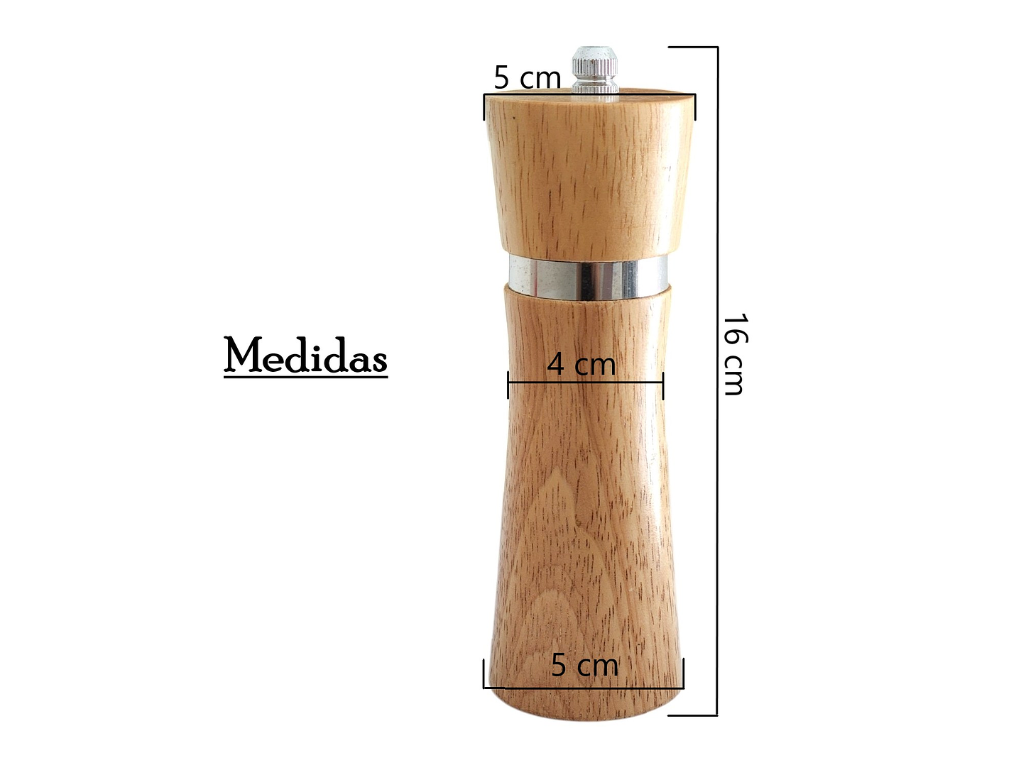 Molinillo de madera y Cerámica para Especias 14198 9