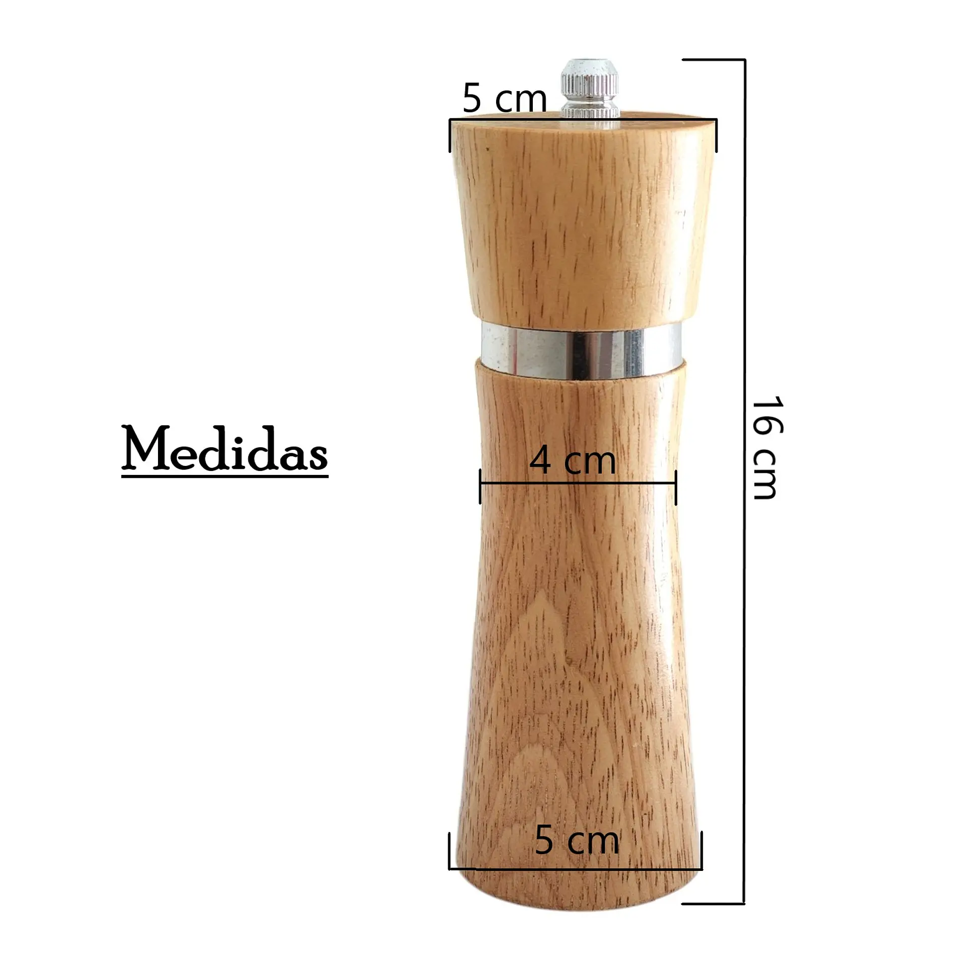 Molinillo de madera y Cerámica para Especias 14198 9