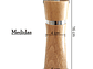 Molinillo de madera y Cerámica para Especias 14198 - Miniatura 9
